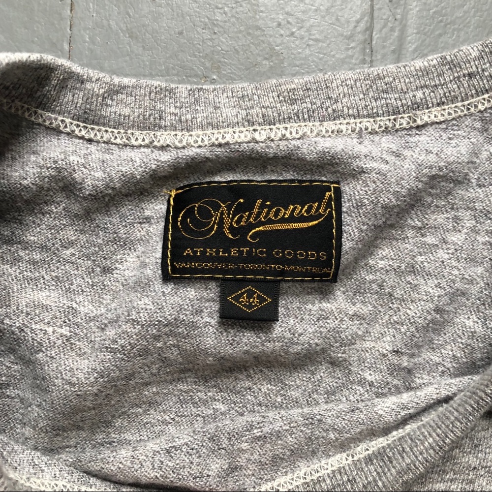 National Athletic Goods T-Shirt Heather Grey XL